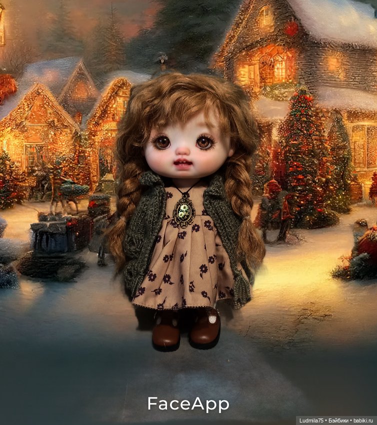 Мой ООАК для шарнирной куколки