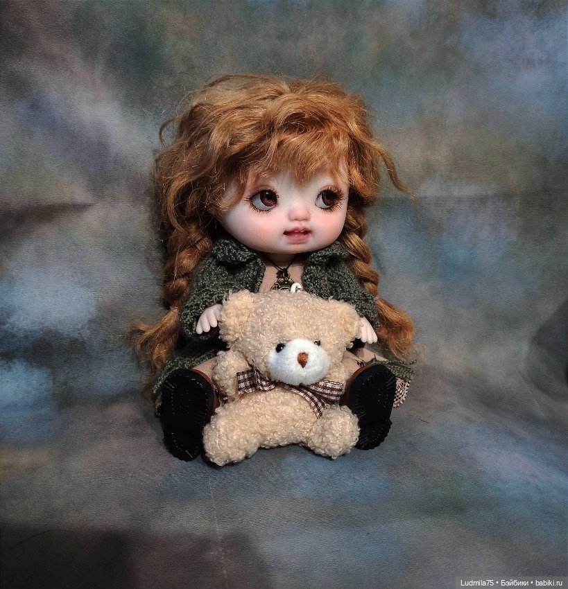 Мой ООАК для шарнирной куколки (фото 7)