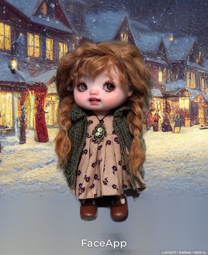 Мой ООАК для шарнирной куколки