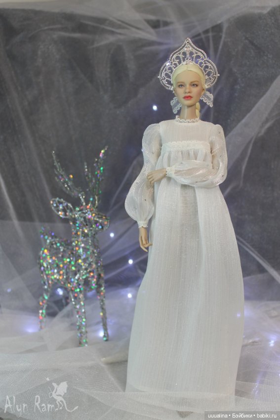 ООАК моего авторства Снегурочка (фото 6)