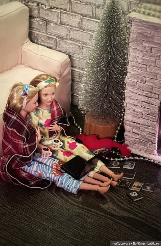 Рождество дома с сестрой — Куклы Barbie (Барби): Looks (фото 6)