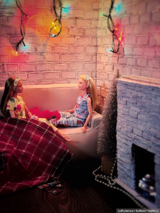 Рождество дома с сестрой — Куклы Barbie (Барби): Looks