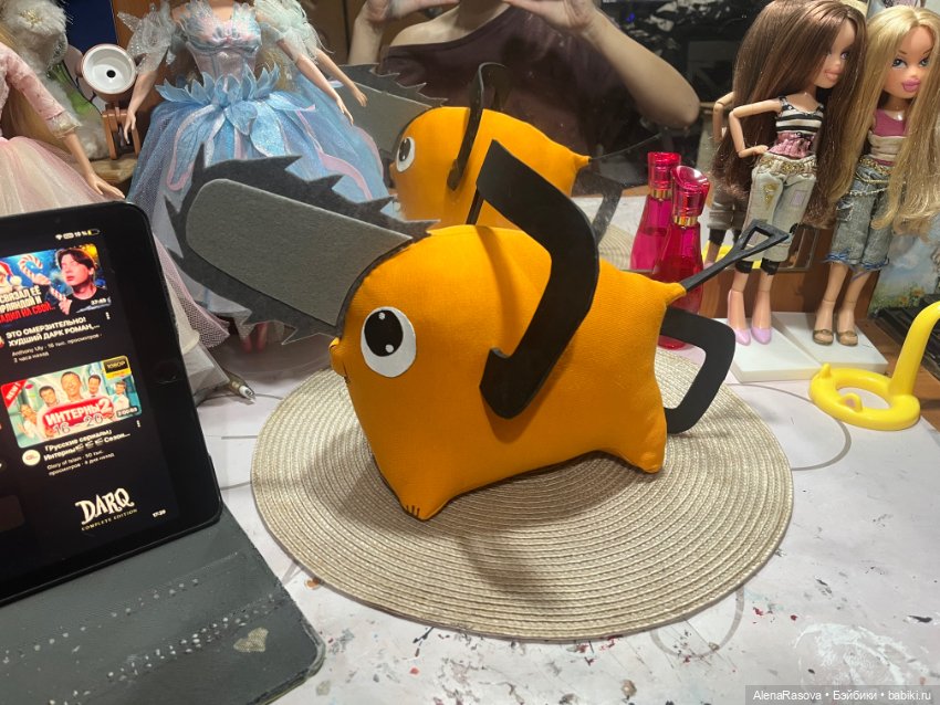 Бензопилёнок — Текстильные игрушки и примитивы: кофейные (фото 3)