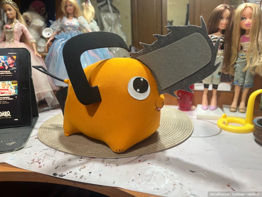 Бензопилёнок — Текстильные игрушки и примитивы: кофейные (фото 4)