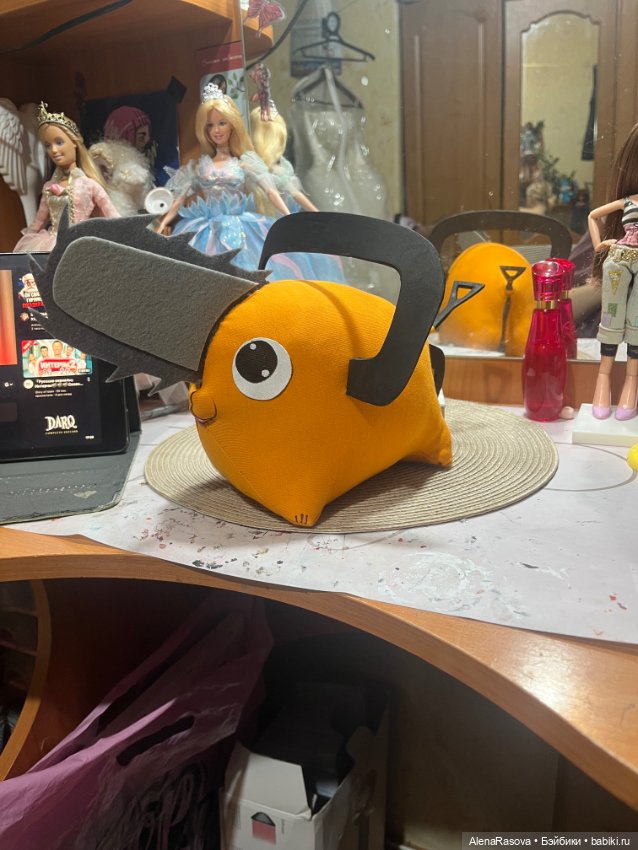 Бензопилёнок — Текстильные игрушки и примитивы: кофейные