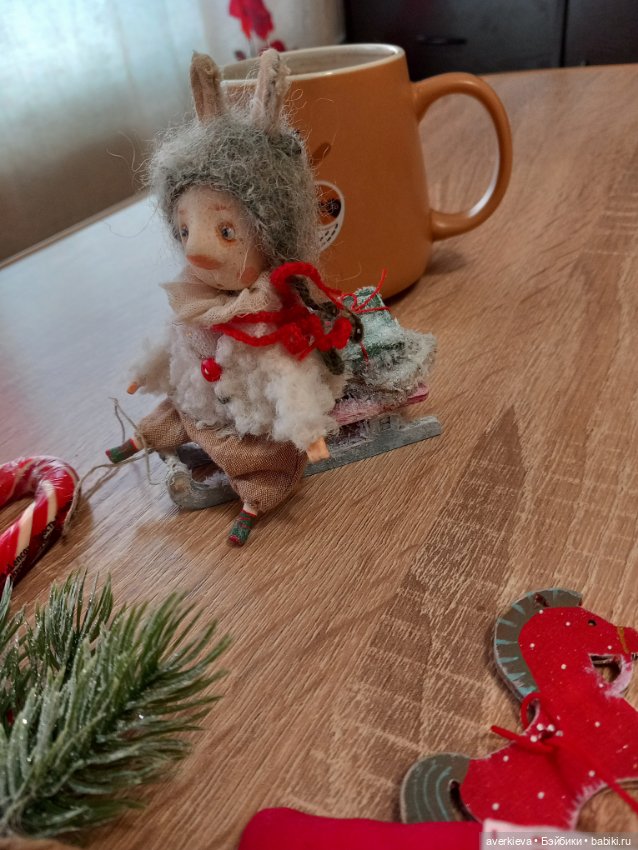 Как приманить зайца — Текстильные игрушки и примитивы: кофейные