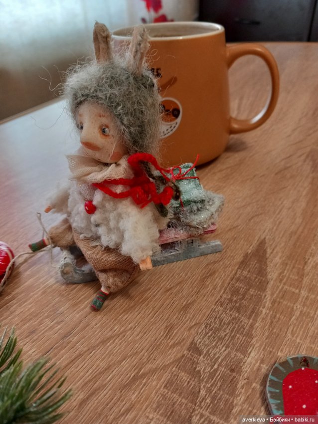 Как приманить зайца — Текстильные игрушки и примитивы: кофейные