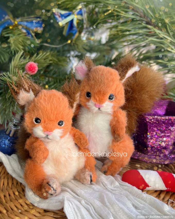 Бельчата Зои и Роберт 🐿️💖