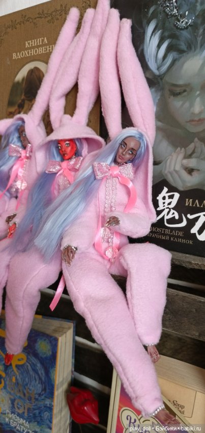 Трое в розовом — Авторские текстильные куклы: Вальдорфские (фото 10)