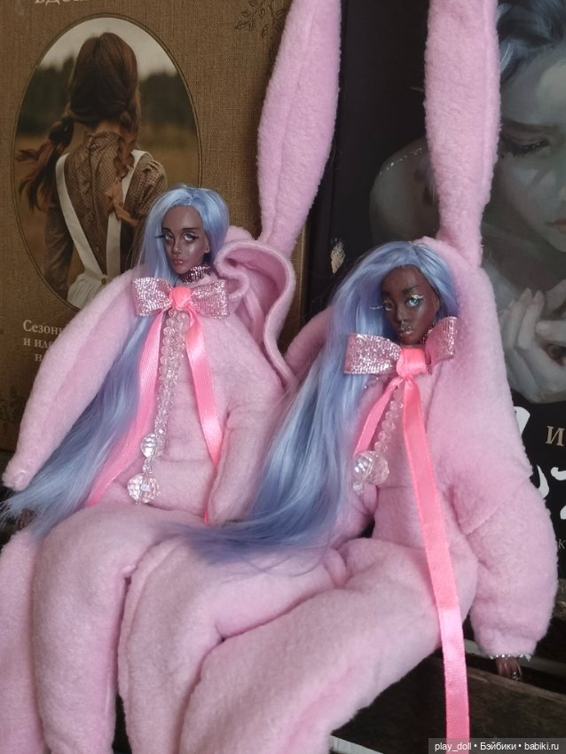 Трое в розовом — Авторские текстильные куклы: Вальдорфские (фото 7)