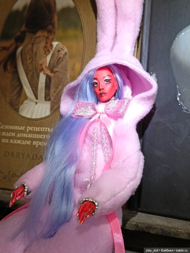 Трое в розовом — Авторские текстильные куклы: Вальдорфские