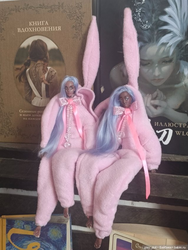 Трое в розовом — Авторские текстильные куклы: Вальдорфские (фото 9)