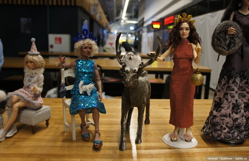 Новогодняя встреча хранителей авторских шарнирных кукол на Тишинке. 2025г