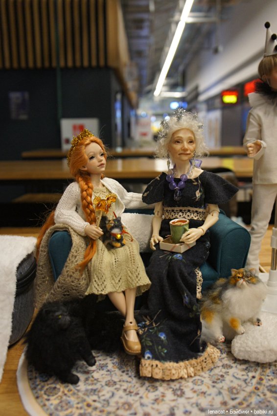 Новогодняя встреча хранителей авторских шарнирных кукол на Тишинке. 2025г