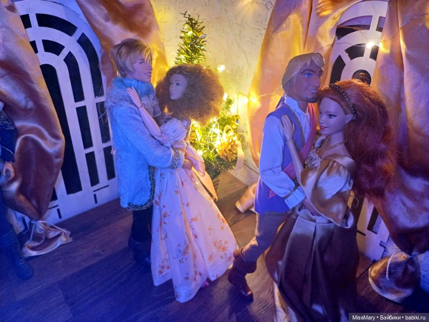 Новогодний бал — Куклы Barbie (Барби): Looks