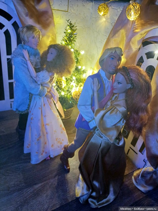 Новогодний бал — Куклы Barbie (Барби): Looks