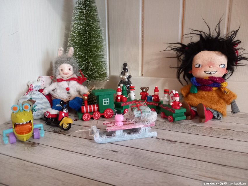 Про зайца — Текстильные игрушки и примитивы: кофейные (фото 9)