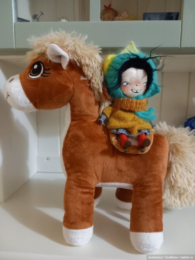 Про зайца — Текстильные игрушки и примитивы: кофейные (фото 4)