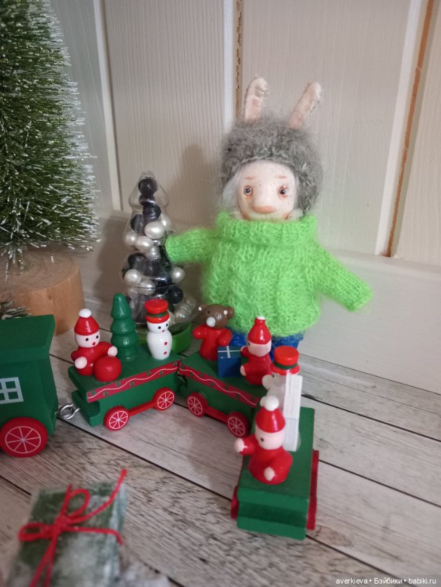 Про зайца — Текстильные игрушки и примитивы: кофейные