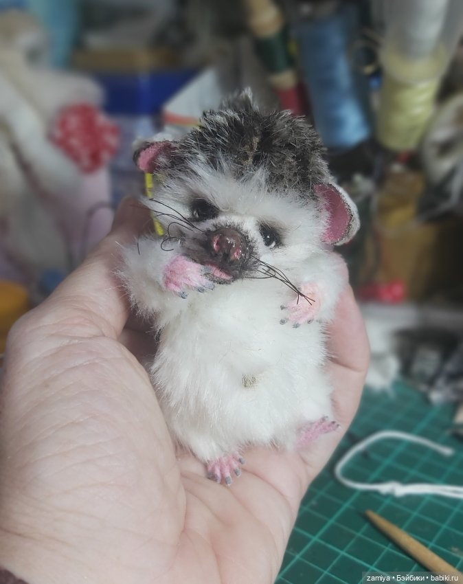 Яшка - ручной ежик — Авторские мишки Тедди и друзья: фото (фото 6)