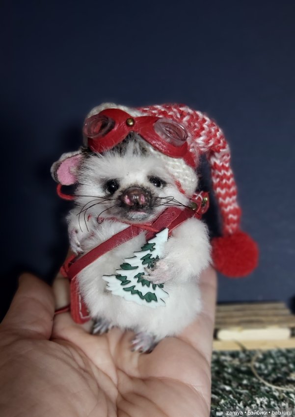 Яшка - ручной ежик — Авторские мишки Тедди и друзья: фото (фото 4)