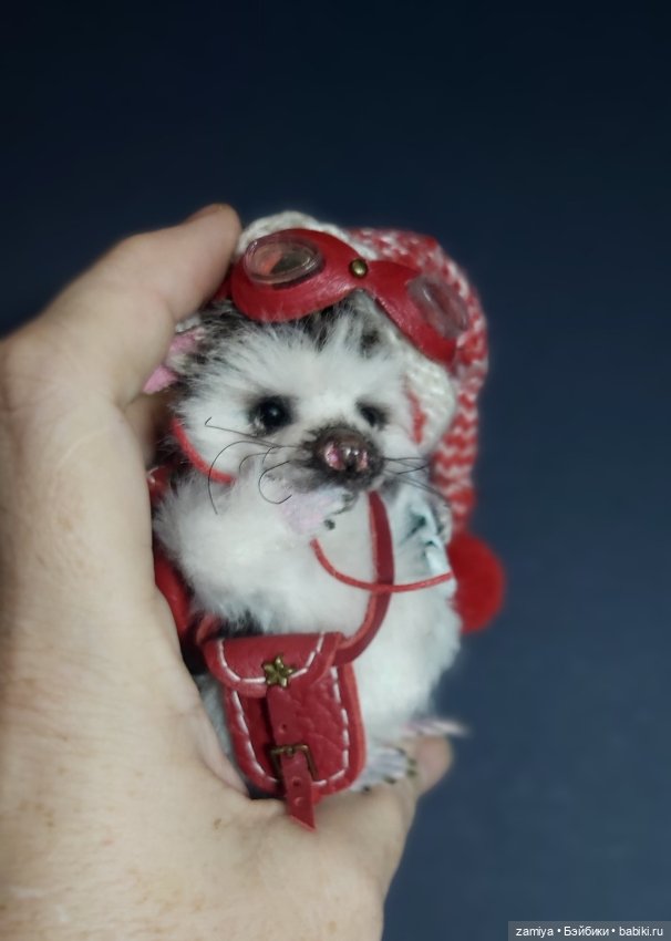 Яшка - ручной ежик — Авторские мишки Тедди и друзья: фото (фото 2)