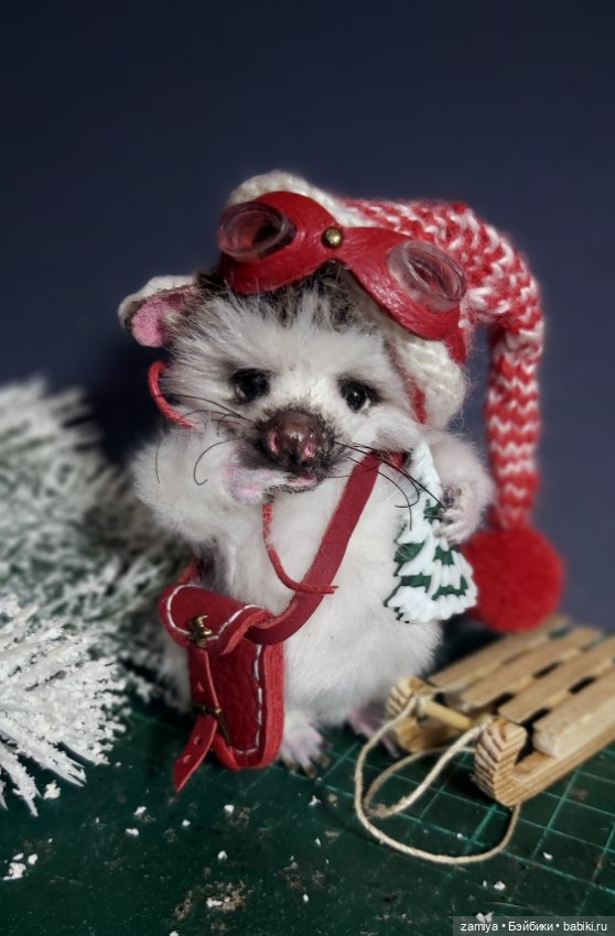 Яшка - ручной ежик — Авторские мишки Тедди и друзья: фото (фото 5)