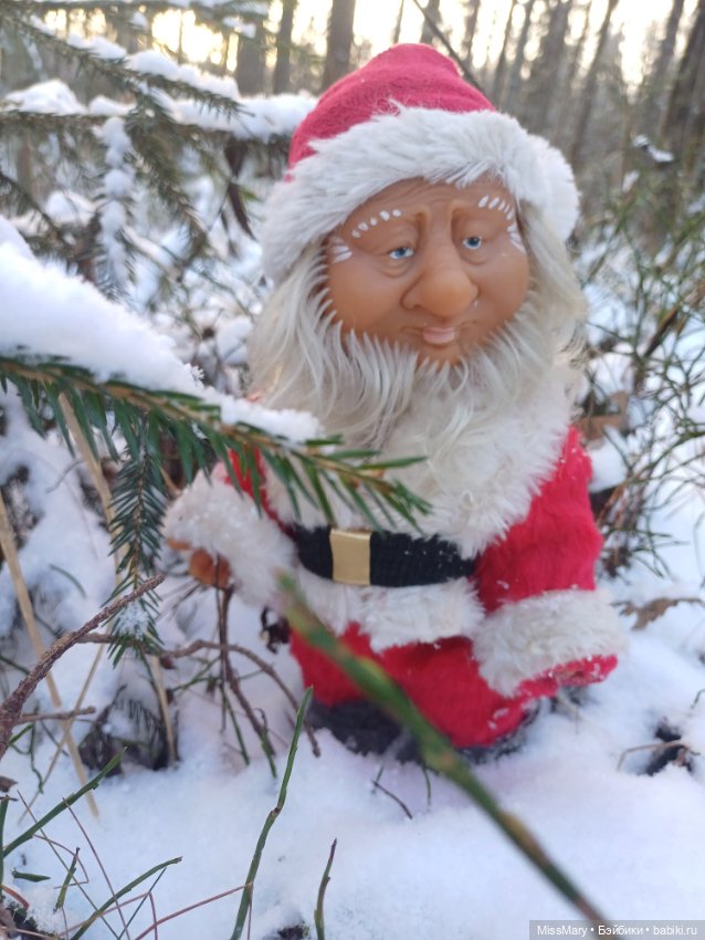 Мороз Иваныч в зимнем лесу 🌲❄️