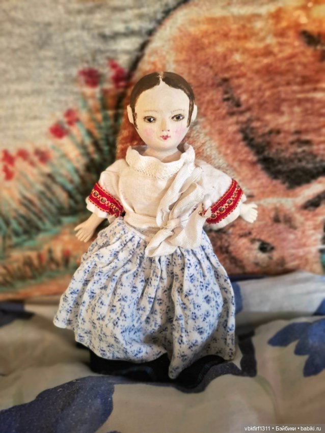 Изаннка,куколка по мотивам старинных кукол (фото 8)
