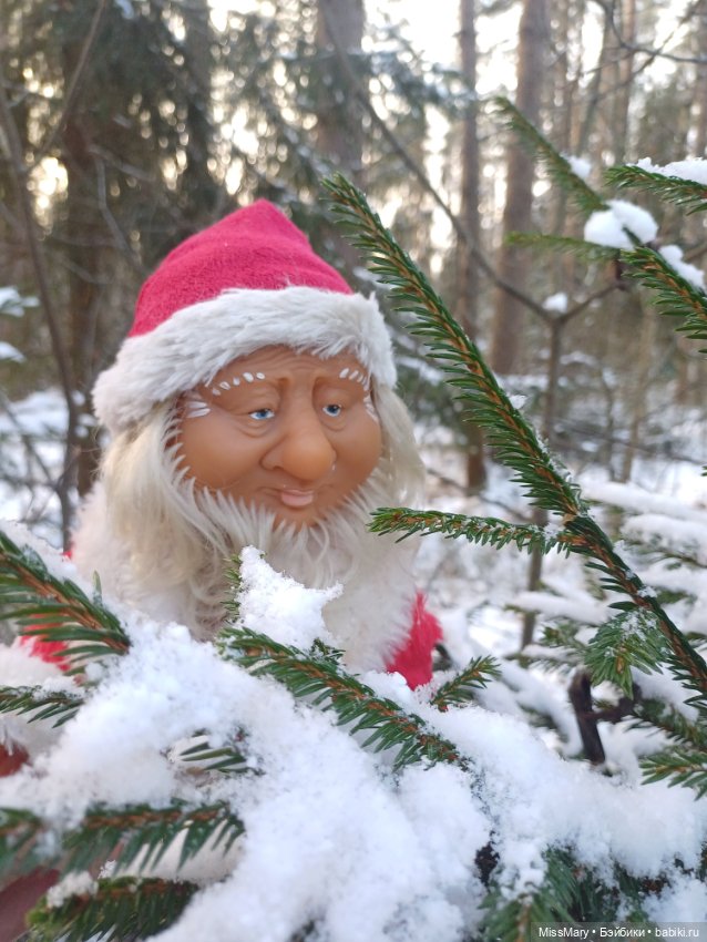 Мороз Иваныч в зимнем лесу 🌲❄️