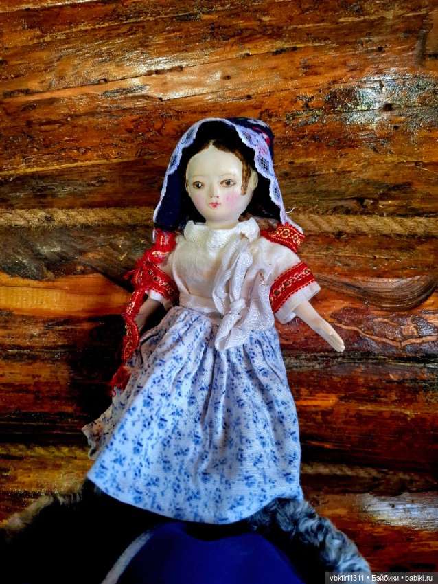 Изаннка,куколка по мотивам старинных кукол