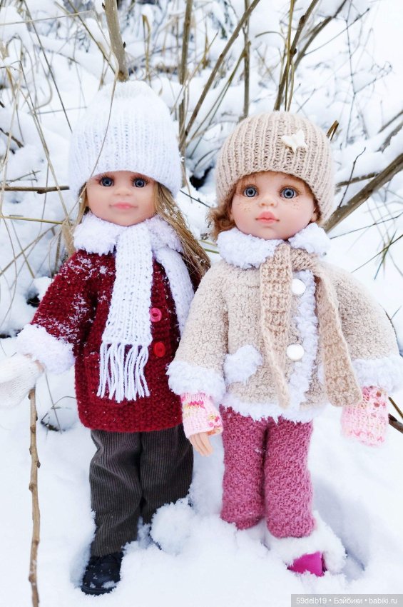 А у нас зима, зима, зима — Одежда и обувь для кукол своими руками: фото (фото 7)