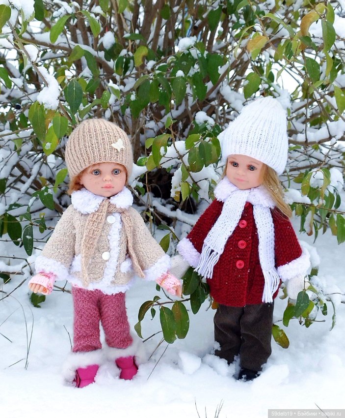 А у нас зима, зима, зима — Одежда и обувь для кукол своими руками: фото (фото 5)