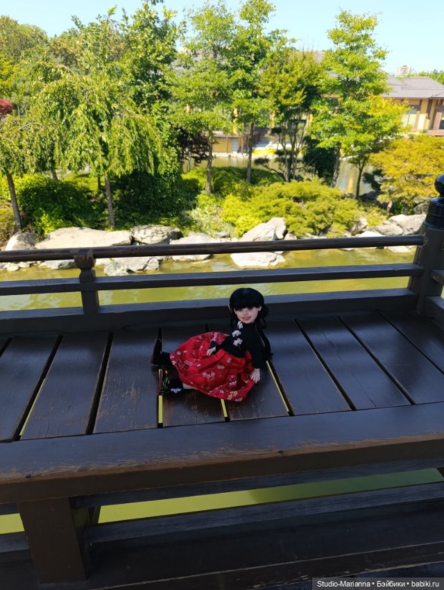 Катюшка в японском саду в Краснодаре