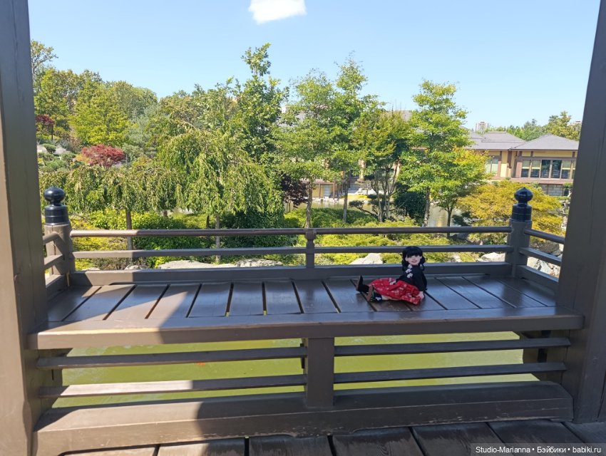 Катюшка в японском саду в Краснодаре