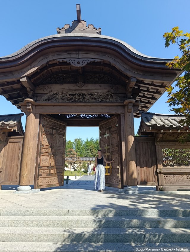 Катюшка в японском саду в Краснодаре