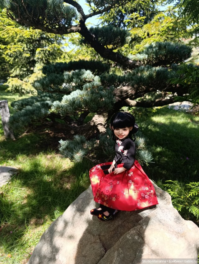 Катюшка в японском саду в Краснодаре