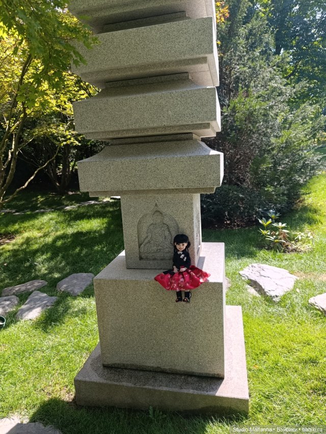 Катюшка в японском саду в Краснодаре