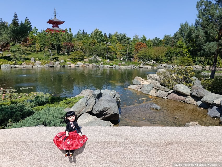 Катюшка в японском саду в Краснодаре