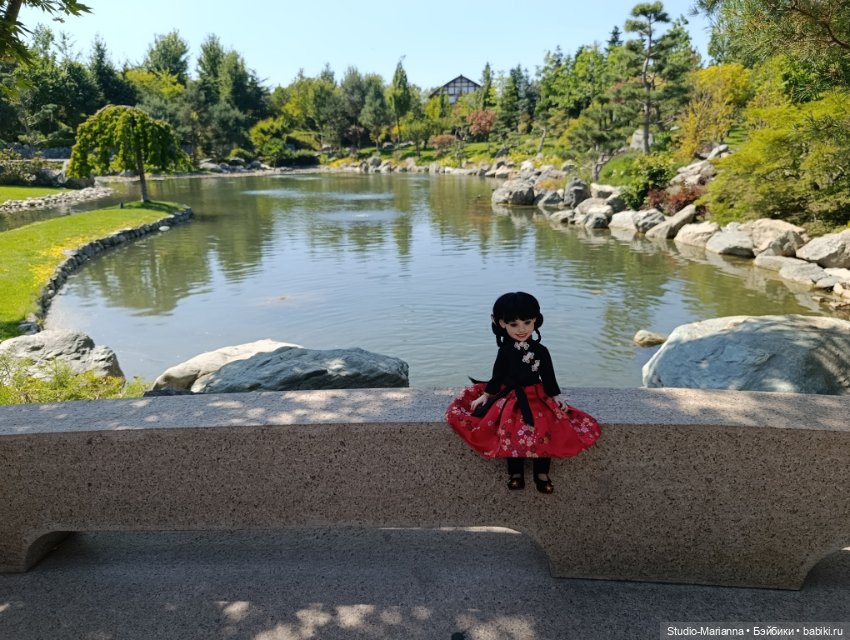 Катюшка в японском саду в Краснодаре