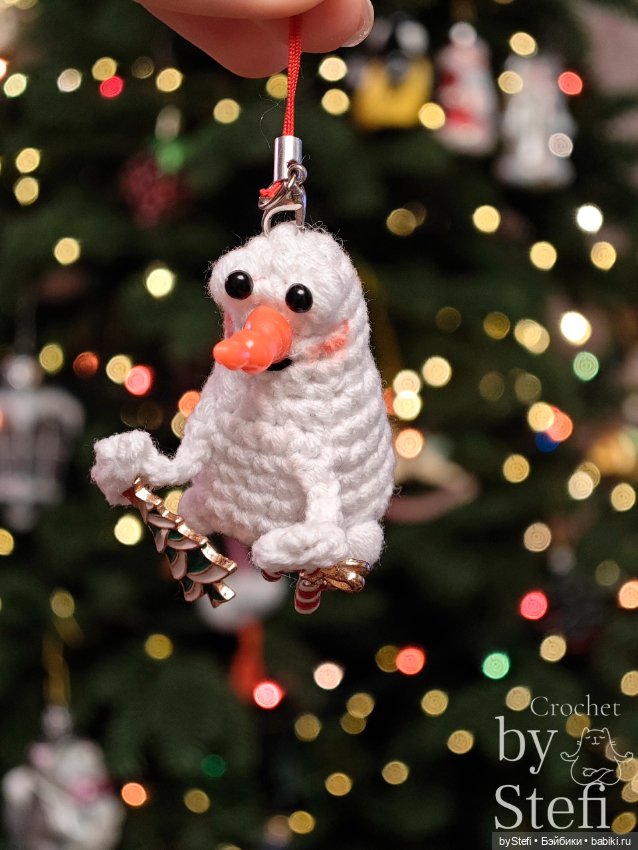 Снежный Муфик — Вязаные игрушки и амигуруми: крючком (фото 5)
