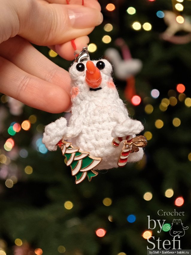 Снежный Муфик — Вязаные игрушки и амигуруми: крючком (фото 4)