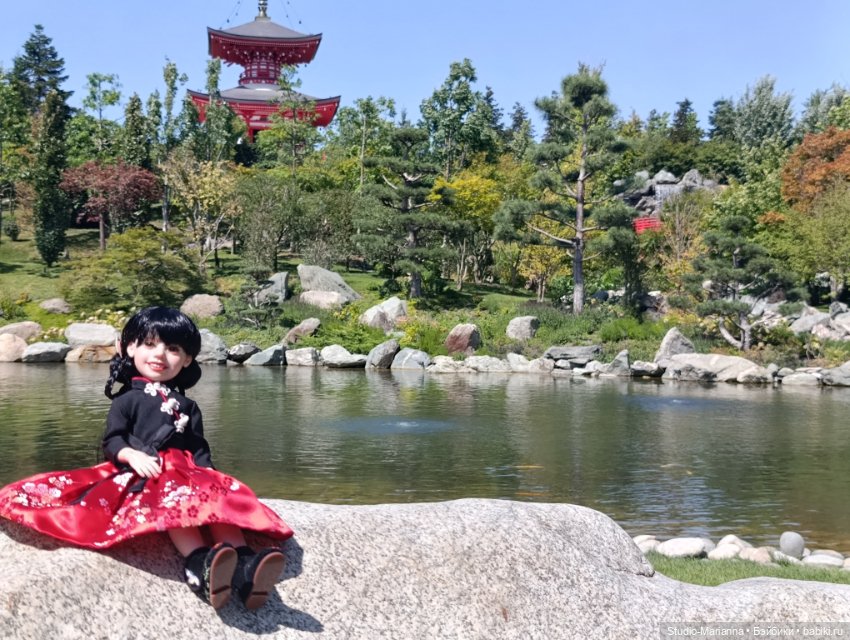 Катюшка в японском саду в Краснодаре