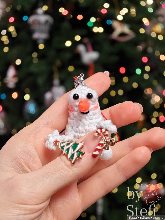Снежный Муфик — Вязаные игрушки и амигуруми: крючком (фото 7)