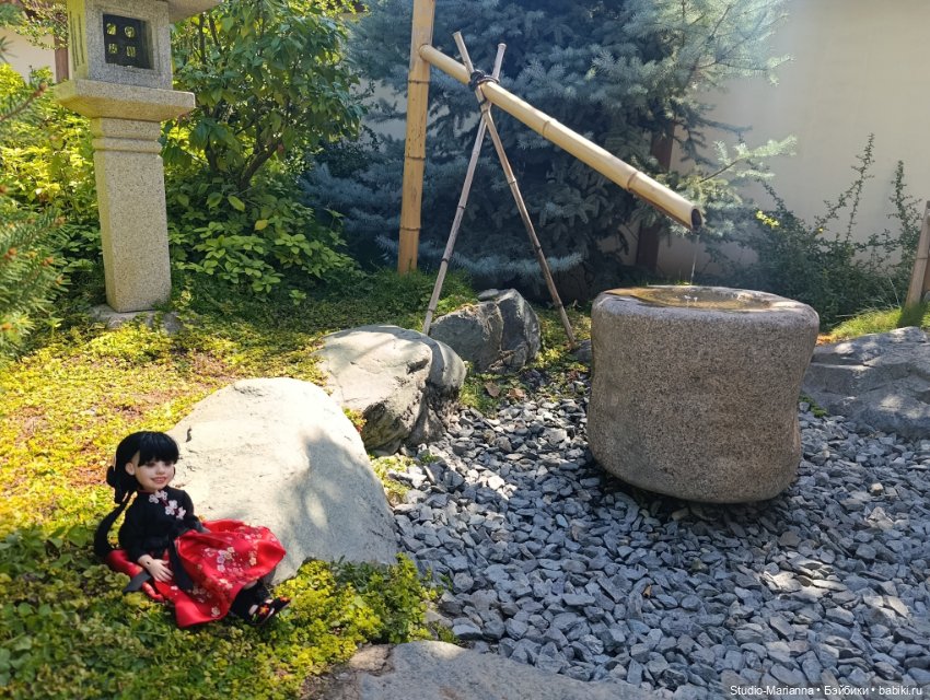 Катюшка в японском саду в Краснодаре