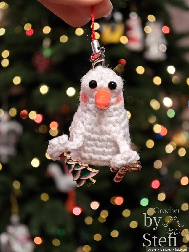Снежный Муфик — Вязаные игрушки и амигуруми: крючком (фото 6)
