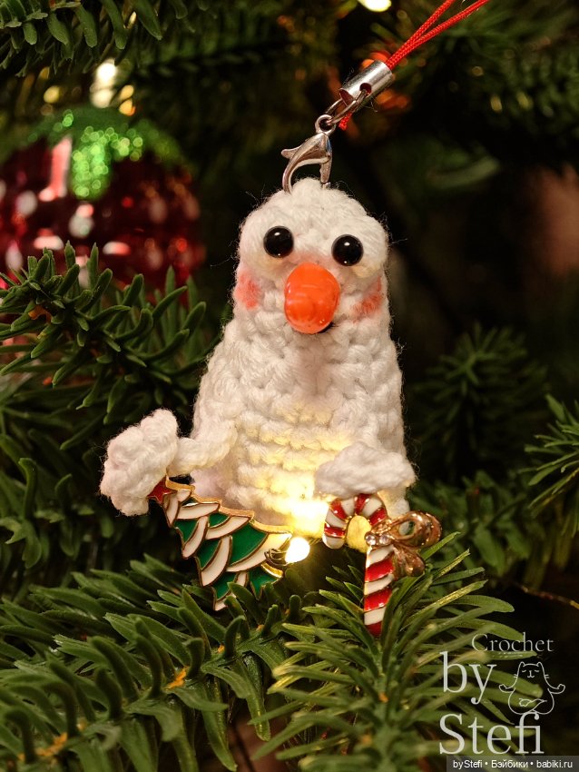 Снежный Муфик — Вязаные игрушки и амигуруми: крючком (фото 3)