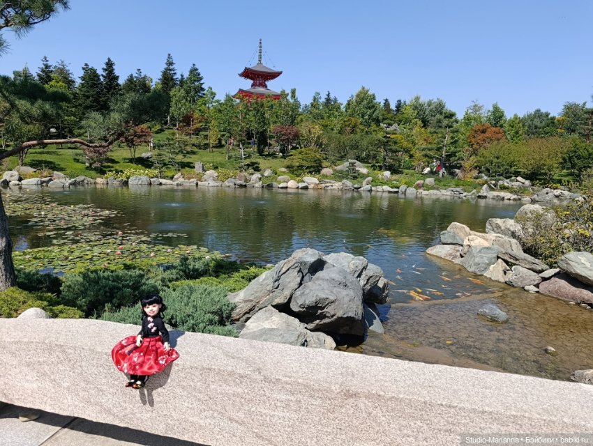 Катюшка в японском саду в Краснодаре