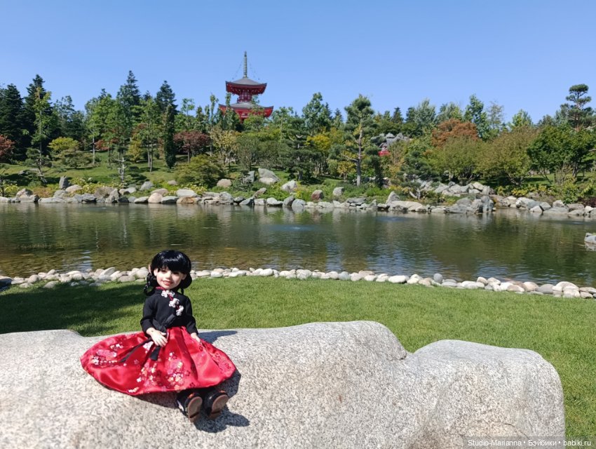 Катюшка в японском саду в Краснодаре
