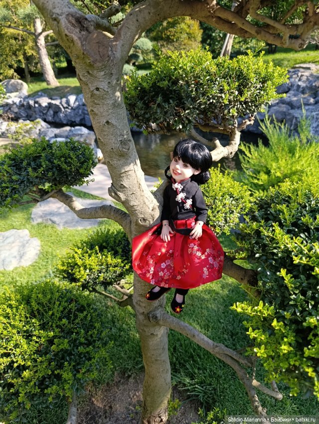 Катюшка в японском саду в Краснодаре